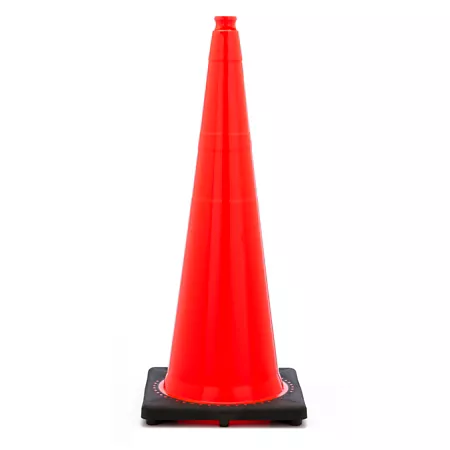 Mutual Industries 36 in Solid Orange Safety Traffic Cone Traffic Cones