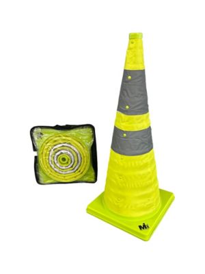 Image showing  18 in. Lime Collapsible Cones, 1 pk.
