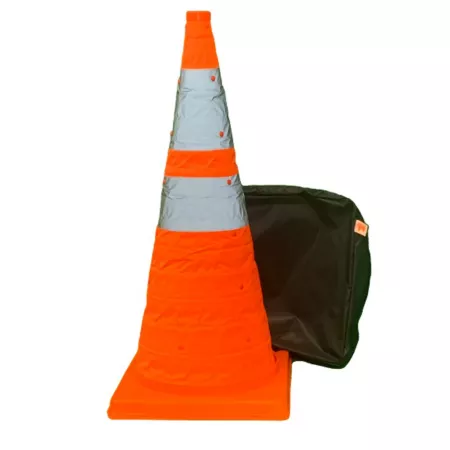 Mutual Industries 18" Orange Collapsible Cone 1 Pack Traffic Cones