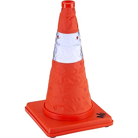 Mutual Industries 28 in.ORANGE COLLAPSIBLE CONE (2 pk.)