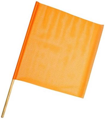 Mutual Industries 24 in. x 24 in. x 36 in. Vinyl Open Mesh Flags (10 pack)