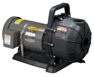 Pacer 110 GPM Chemical and Clear Water Transfer Pump, 2 HP Single Phase Electric Motor Driven