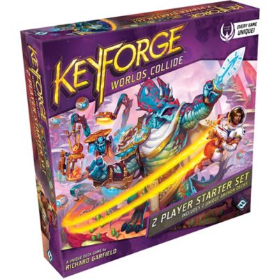 Asmodee Keyforge: Worlds Collide Unique Deck Game Two-Player Starter Set, KF07