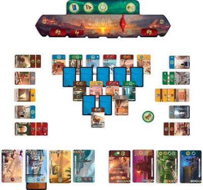 Image showing  7 Wonders Duel Strategy Board Game, 2 Players, For Ages 10+