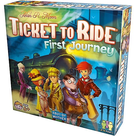 Asmodee Ticket to Ride First Journey Strategy Board Game, DO7225