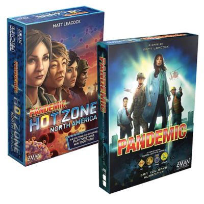Asmodee Pandemic and Pandemic Hot Zone Game Bundle - (2 Games), AS3