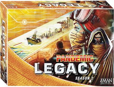 Asmodee Pandemic: Legacy Season 2 Board Game (Yellow Edition), 2-4 Players, For Ages 13+