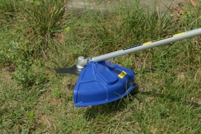 Image showing  10 in. 3-Tooth Heavy-Duty Brush Cutter Blade Universal Attachment