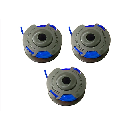 Wild Badger Power Replacement 0.065 Line Auto-Feed Spool for Wild Badger Power 20-Volt String Trimmers (3 Pack)