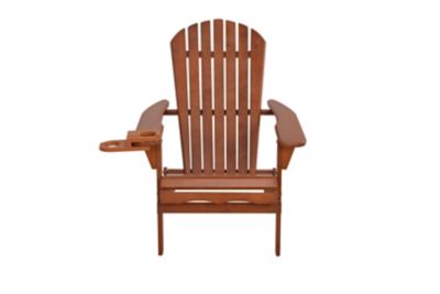 W Unlimited Foldable Adirondack Chair with Cup Holder