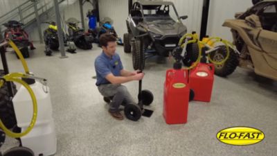 Image showing  7.5 gal. Plastic Pump, Container and Cart Fluid Transfer System