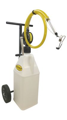 FLO-FAST 10.5 gal. Plastic Fuel Transfer Pump, Container and Cart System