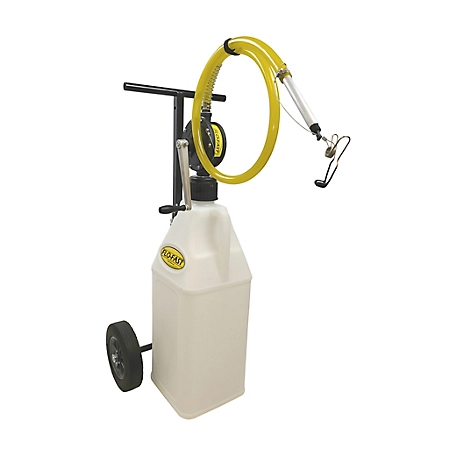 FLO-FAST 10.5 gal. Plastic Fuel Transfer Pump, Container and Cart System