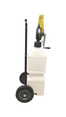 FLO-FAST 10 gal. Plastic Fluid Transfer Pump, Container and Cart System