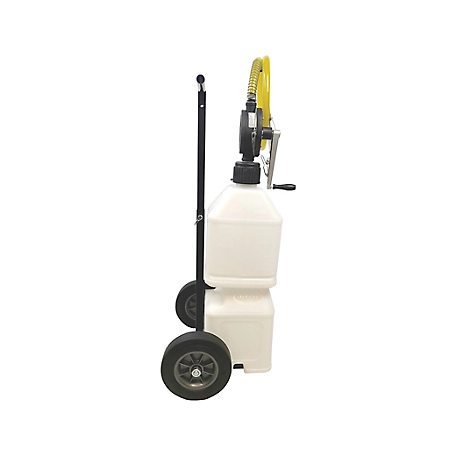 FLO-FAST 10 gal. Plastic Fluid Transfer Pump, Container and Cart System