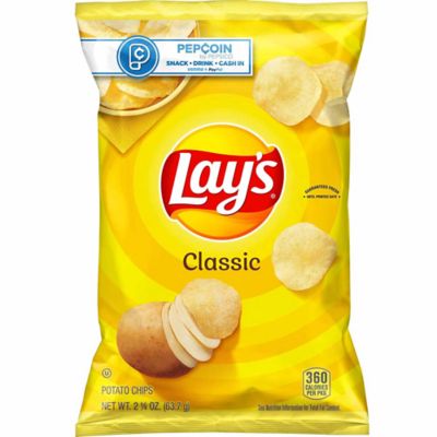 LAY'S Classic Potato Chips, 2.25 oz.