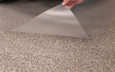 G-Floor 55 Mil Ribbed Vinyl Pet Floor Protector