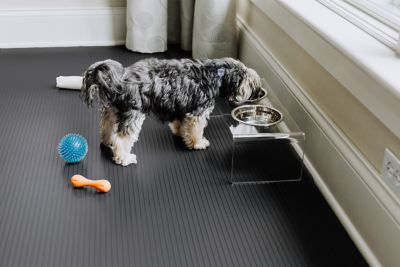 Image showing  Ribbed Vinyl Pet Floor Protector, 55 Mil