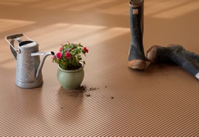 Image showing 3 th G-Floor Ribbed Vinyl Pet Floor Protector, 55 Mil