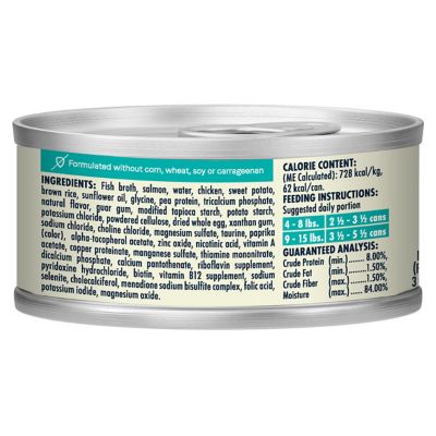 Image showing  Balanced Bowl Limited Ingredient Wet Cat Food: Wet Salmon & Sweet Potato Recipe, 3 oz.