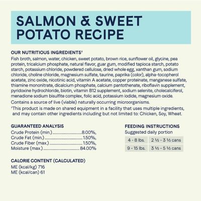 Image showing 5 th Canidae Balanced Bowl Limited Ingredient Wet Cat Food: Wet Salmon & Sweet Potato Recipe, 3 oz.