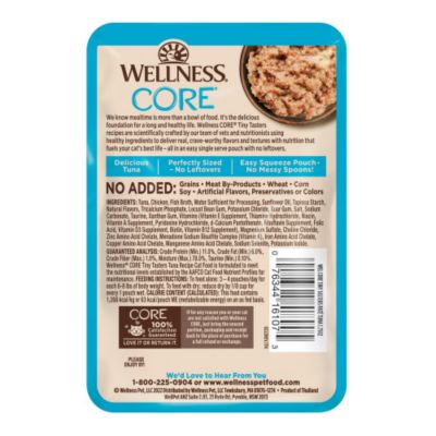 Image showing  CORE Tiny Tasters Tuna Pate Wet Cat Food, 1.75 oz.