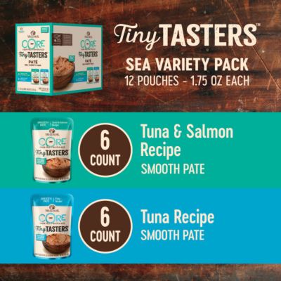 Image showing  CORE Tiny Tasters Seafood & Poultry Variety Pack Wet Cat Food, 1.75 oz., 12 ct.