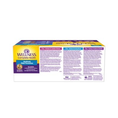 Image showing  Adult Grain Free Seafood Variety Wet Cat Food, 3 oz., Pack of 12 Cans