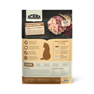 Image showing  Senior Entree with Free-Run Chicken and Turkey Dry Cat Food