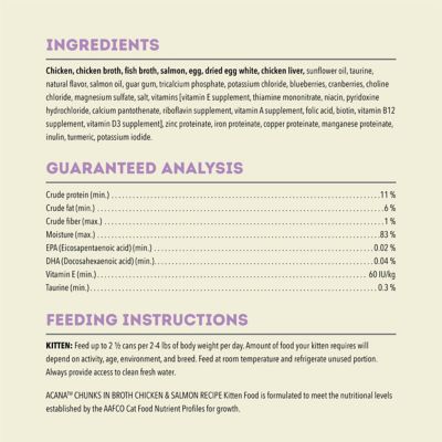 Image showing 6 th ACANA Premium Pate, Chicken & Tuna Kitten Recipe Wet Cat Food, 3 oz.