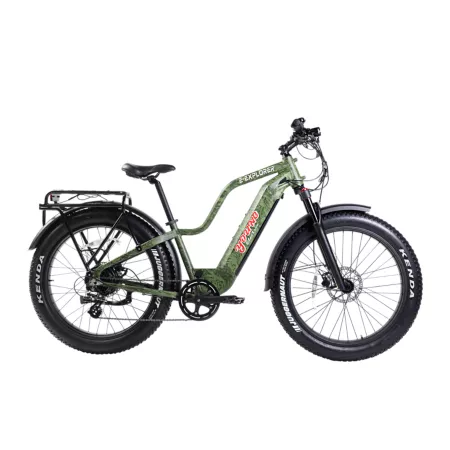 Young Electric E-Explorer All-Terrain Electric Bike 1000W Forest Camo Medium Single Battery 12803004MFFC Electric Bikes