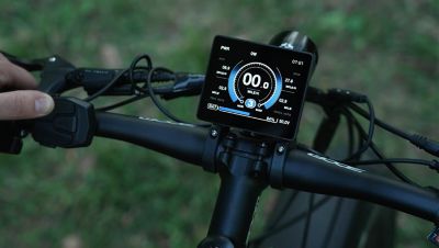 Image showing  Unisex 7-Gear E-Explorer Single Battery Off-Road E-Bike, Size M, Forest Camo