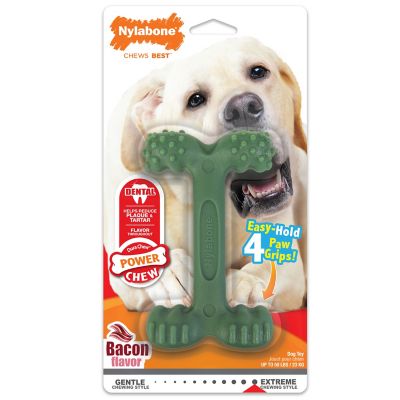 Nylabone Power Chew Easy Hold Bone Bacon