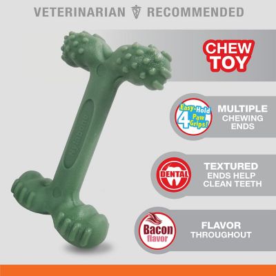 Image showing  Power Chew Easy Hold Bacon Dog Chew Bone