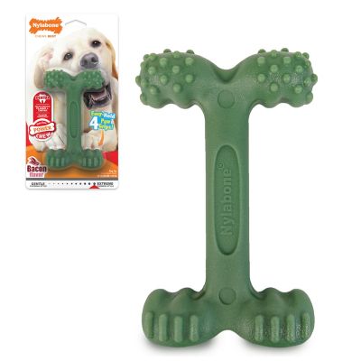 Image showing 6 th Nylabone Power Chew Easy Hold Bacon Dog Chew Bone