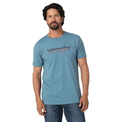 Wrangler Logo Tee USA Flag