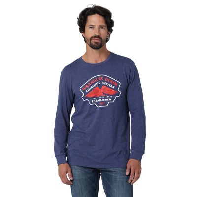 Wrangler Men's Authentic Western Long Sleeve T-Shirt
