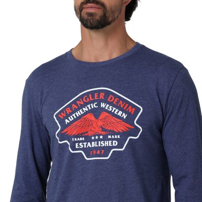 Image showing  Men's Authentic Western Long Sleeve T-Shirt