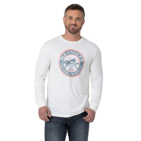 Wrangler Men's Motorcycle Long Sleeve T-Shirt