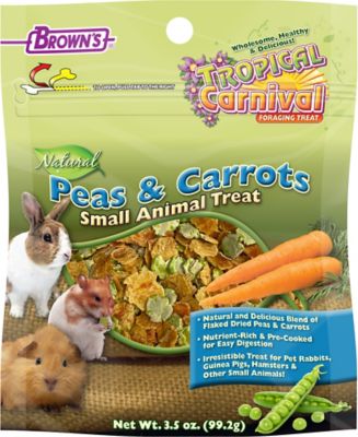 Tropical Carnival Natural Peas & Carrots Small Animal Treat, 45010