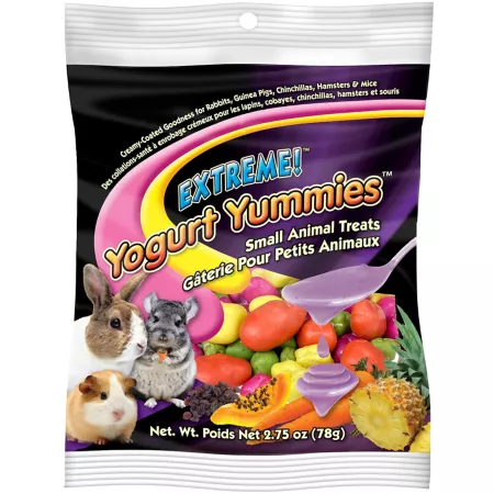 Extreme Yogurt Yummies Treats for Small Animals 2.75 oz. Small Pet Treats