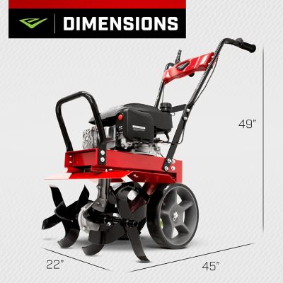 Image showing 4 th Earthquake 11-21 in. 160cc Badger Viper Engine Front-Tine Gas Tiller