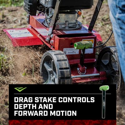 Image showing 12 th Earthquake 11-21 in. 160cc Badger Viper Engine Front-Tine Gas Tiller