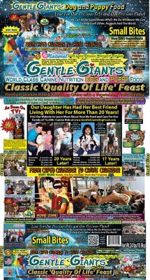 Gentle Giants Natural Non GMO Chicken Dog and Puppy Food-Small Bites Holy dog food Batman