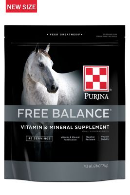 Purina Free Balance 12:12 Vitamin & Mineral Supplement, 6 pound Bag Great product for horses on pasture!