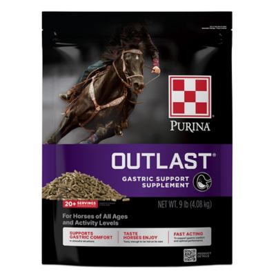 Purina Outlast Gastric Support Pelleted Horse Supplement, 9 lb. Bag