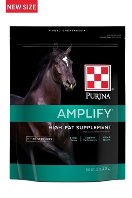 Purina Amplify High-Fat Horse Supplement, 10 lb. Bag