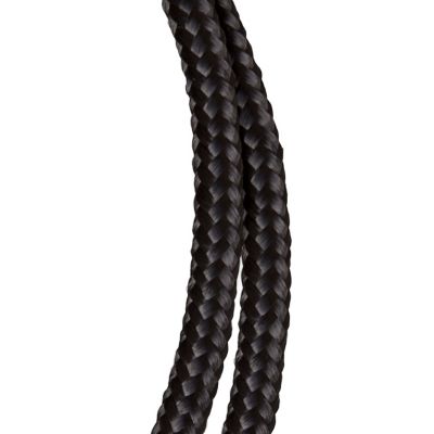 Koch Industries 1/4 in. x 100 ft. Black Polypropylene Diamond Braid Rope