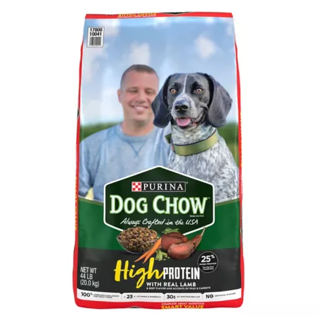 Purina Dog Chow All Life Stages High Protein Dry Dog Food Real Lamb and Beef Formula 44 lb Bag Dry Dog Food