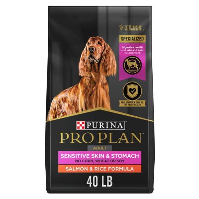 Purina Pro Plan Adult Sensitive Skin and Stomach Salmon and Rice Formula Dry Dog Food